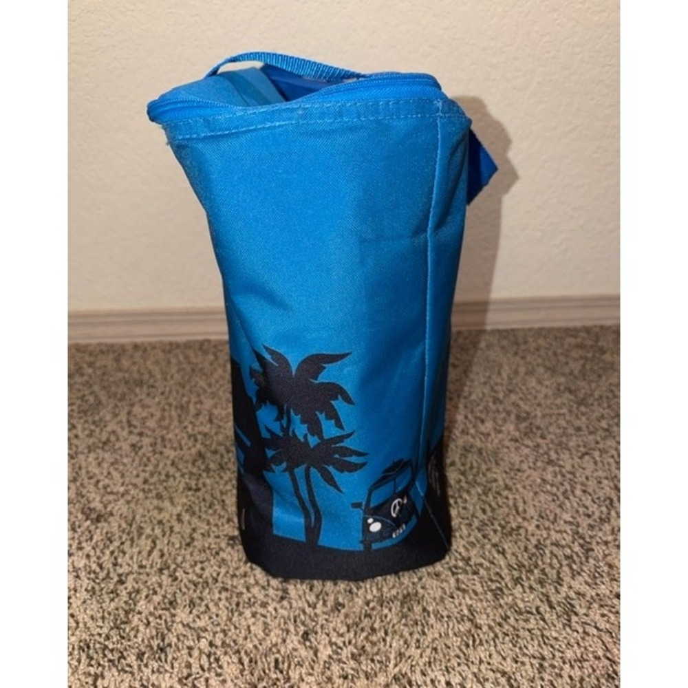 Trader Joes Insulated Reusable Grocery Bag Pasadena 1967 Blue Large Cooler Tote - Picture 2 of 5